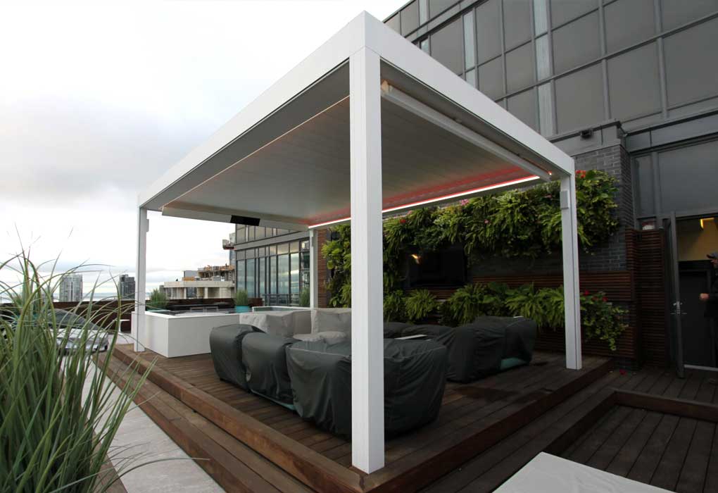 Rooftop Louvered Pergola