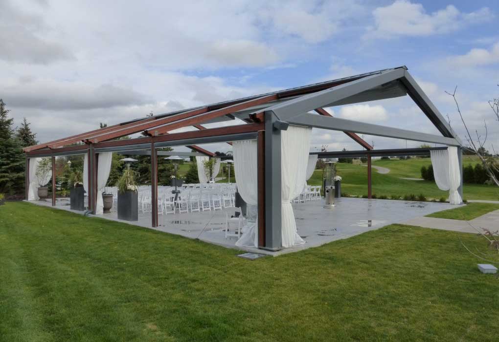 Retractable Pergola - Weddings