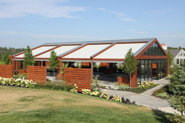 Retractable Pergola - Whistle Bear Golf Club